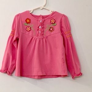 Le Top Shirt with Flower Design